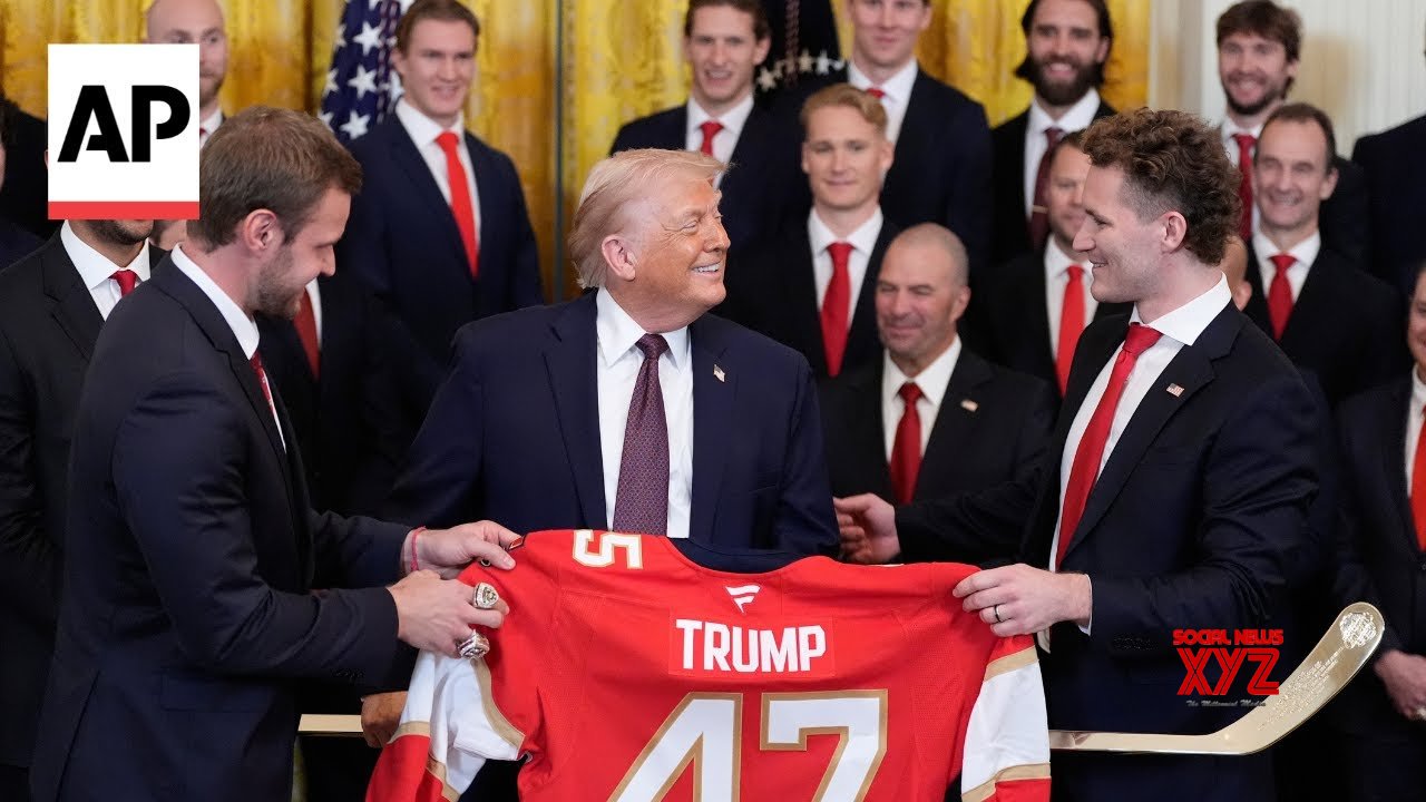 Trump celebrates Stanley Cup champion Florida Panthers at the White House (Video) Trump celebrates Stanley Cup champion Florida Panthers at the White House (Video)