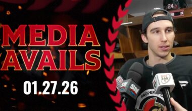 Dylan Cozens Media Availability | Ottawa Senators