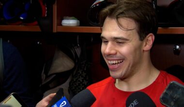 Postgame Quotes: Logan Stankoven | Carolina Hurricanes