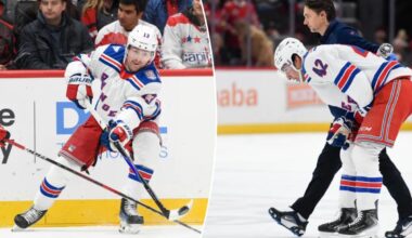 Noah Laba out week-to-week as Rangers get hit with injury bug