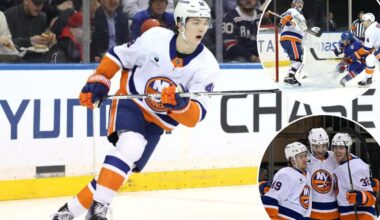 Matthew Schaefer leads Islanders to season sweep of Rangers