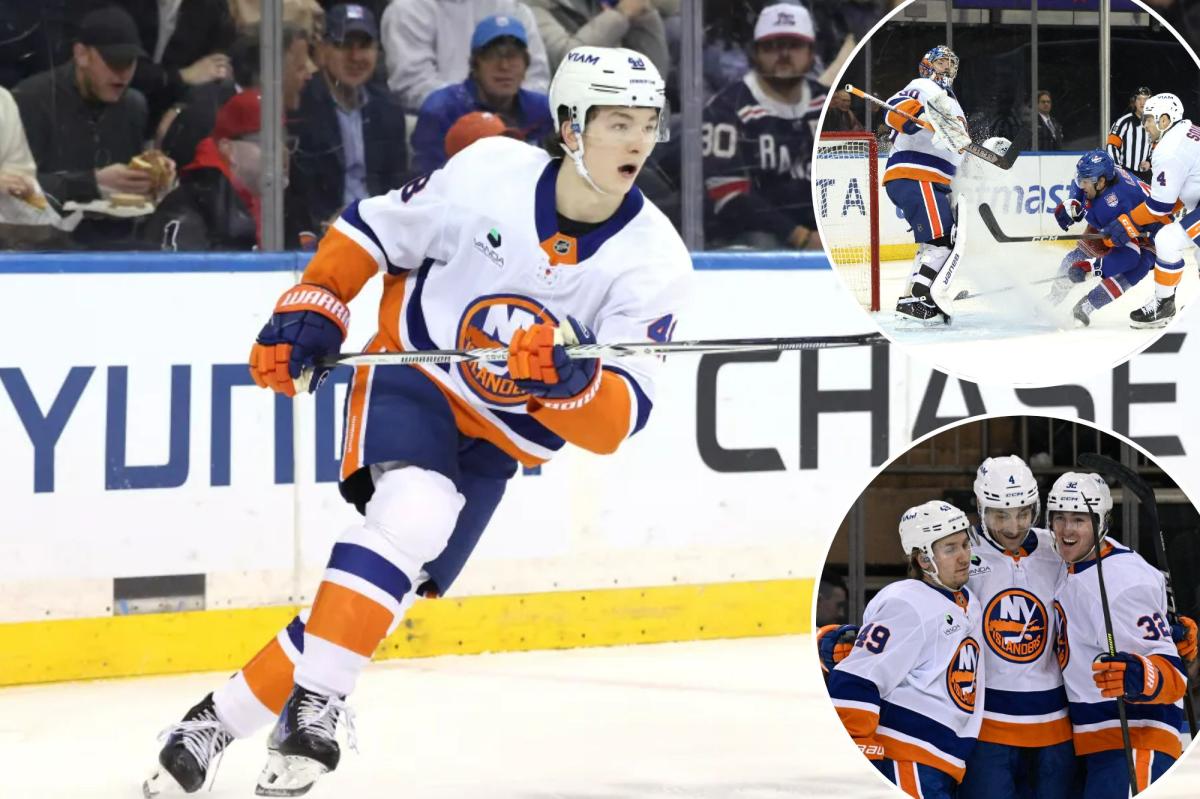 Matthew Schaefer leads Islanders to season sweep of Rangers