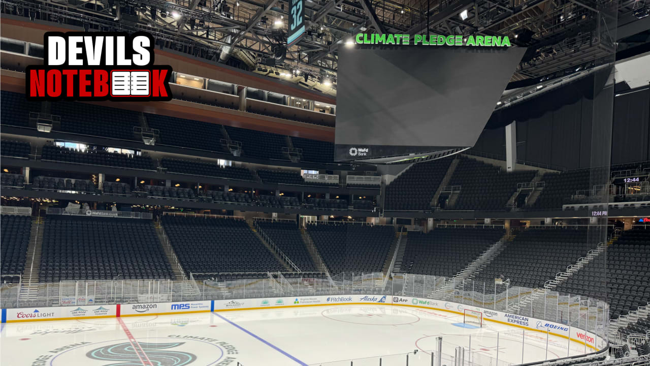 Devils Practice in Seattle Ahead of Sunday's Matinee | NOTEBOOK
