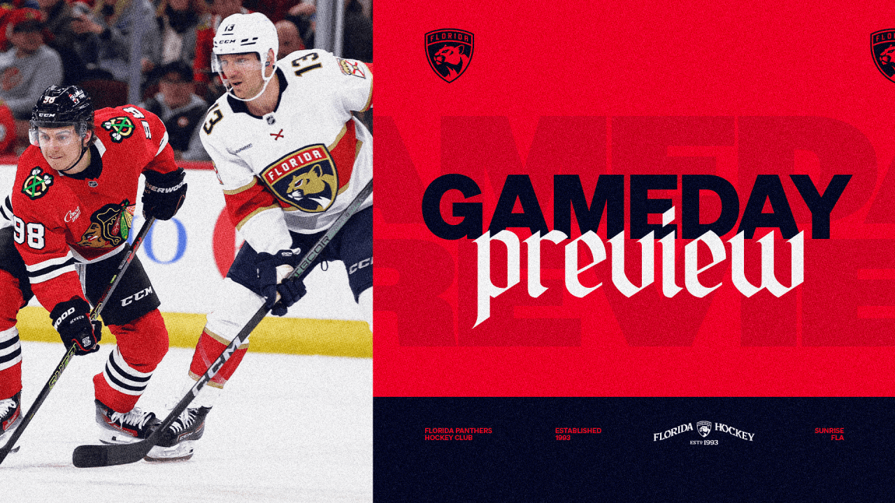 PREVIEW: Panthers close out road trip against the Blackhawks