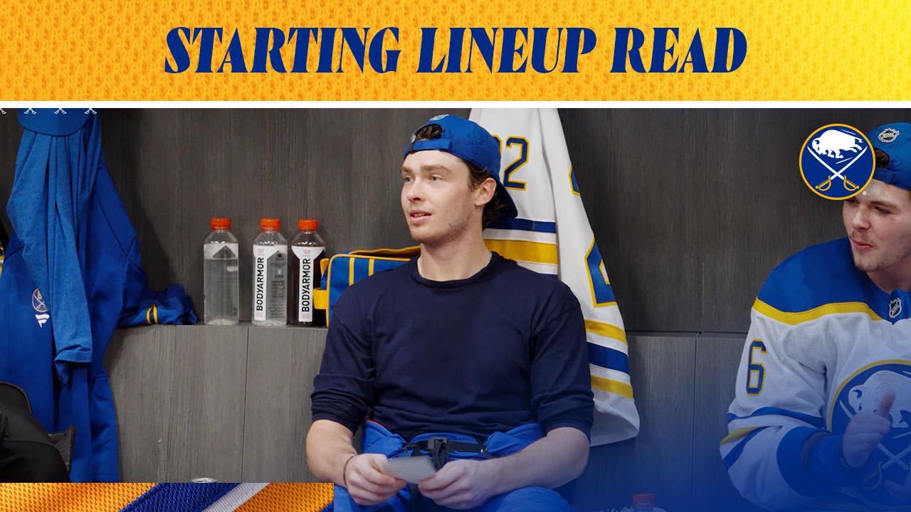 Starting Lineup Read | Buffalo Sabres