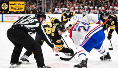 Need to Know: Bruins vs. Canadiens 