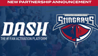 South Carolina Stingrays | STINGRAYS ANNOUNCE NEW MOBILE AUCTION PARTNERSHIP WITH DASH