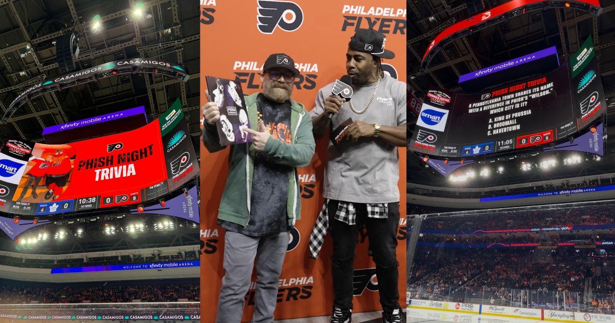Philadelphia Flyers Host NHL's First Phish Night, Fans Raise $10K For WaterWheel Foundation