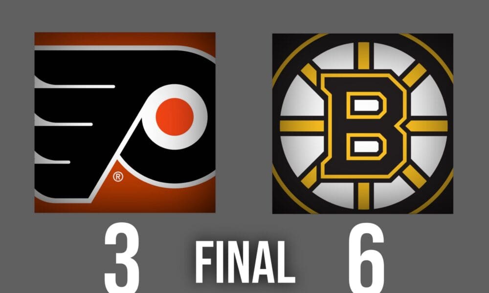 Flyers Struggle Once Again, Lose Third-Straight Game on Thursday vs. Bruins