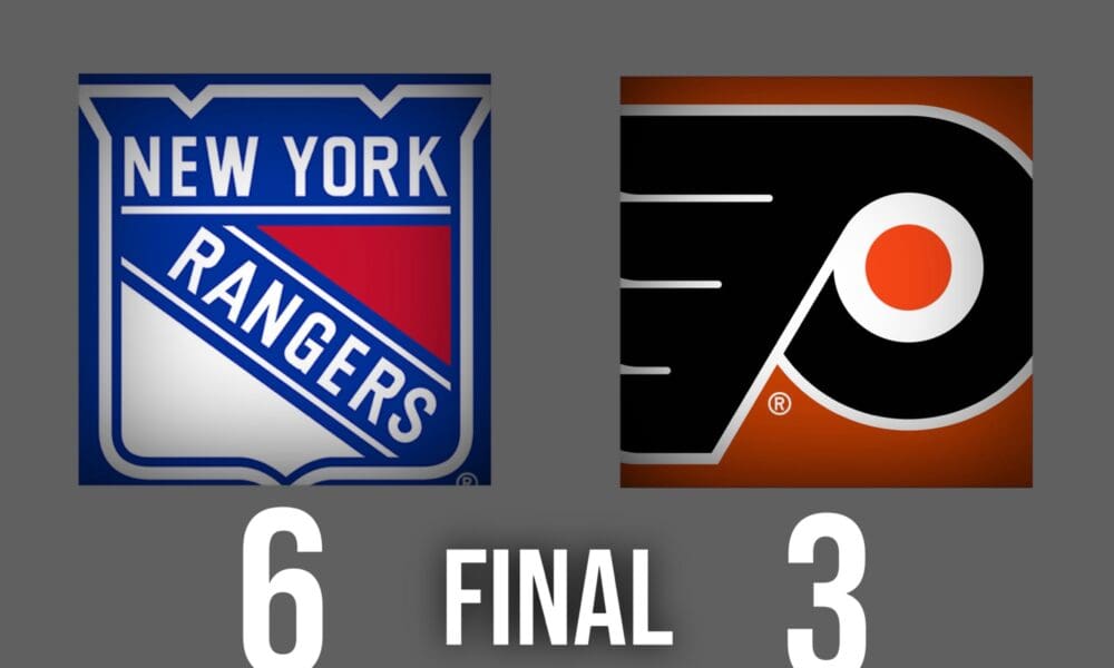Flyers Struggles Continue vs. Rangers on Saturday in Sixth-Straight Loss