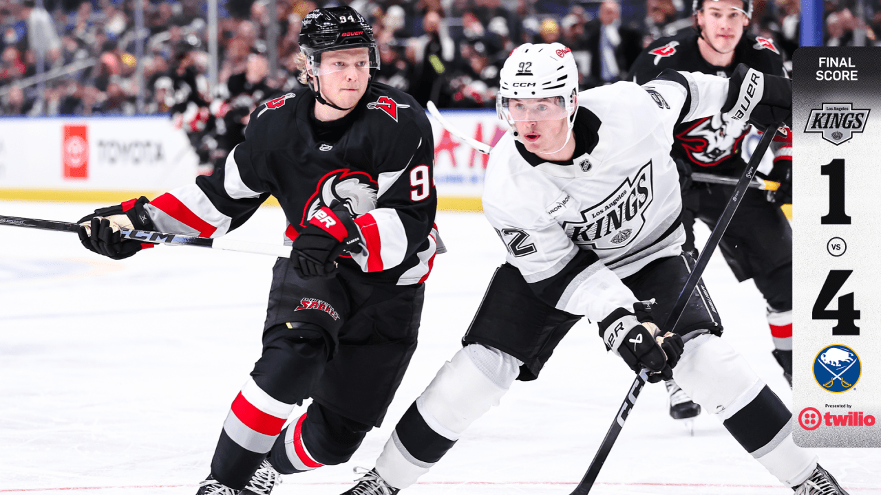 RECAP: Kings 1, Sabres 4, 1/29