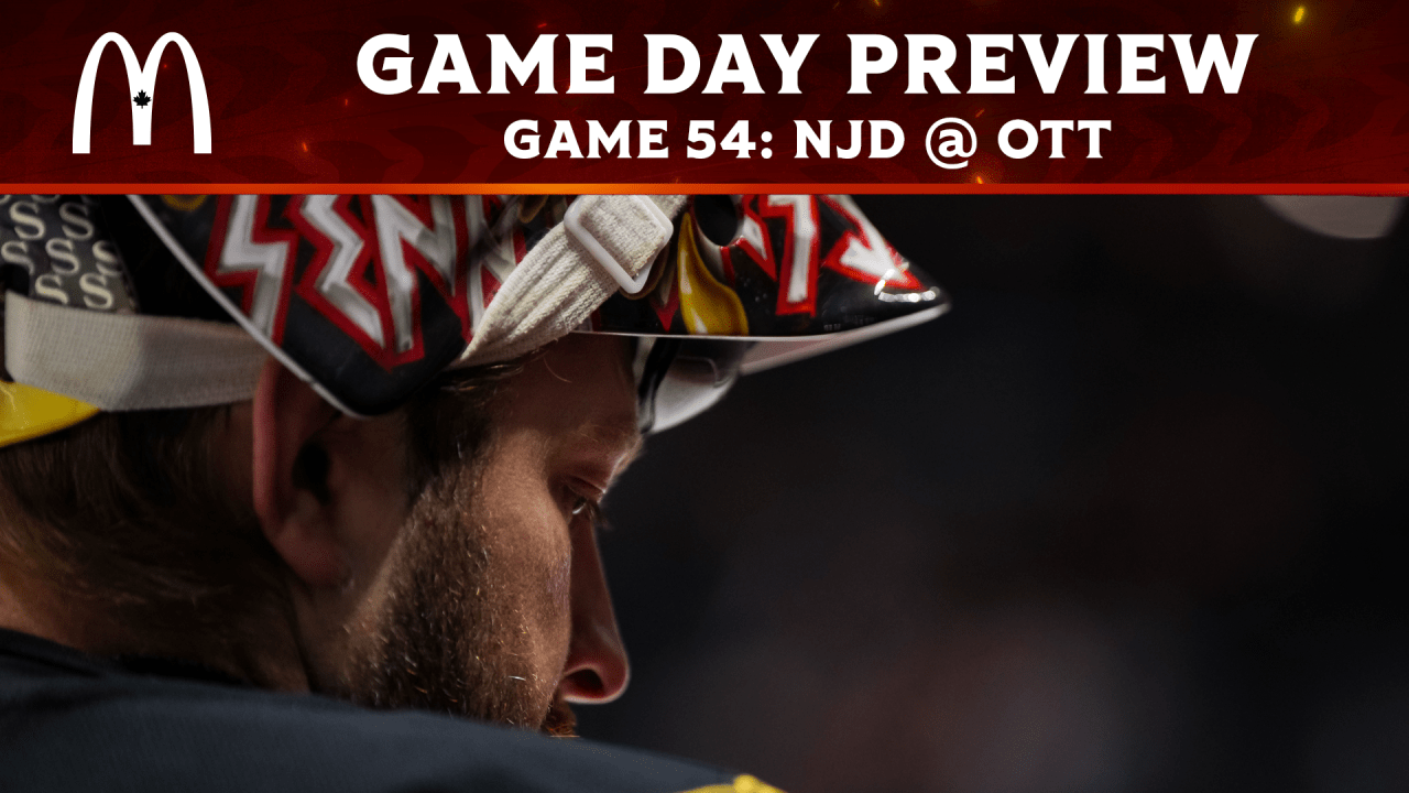 Ullmark returns as Sens wrap up homestand