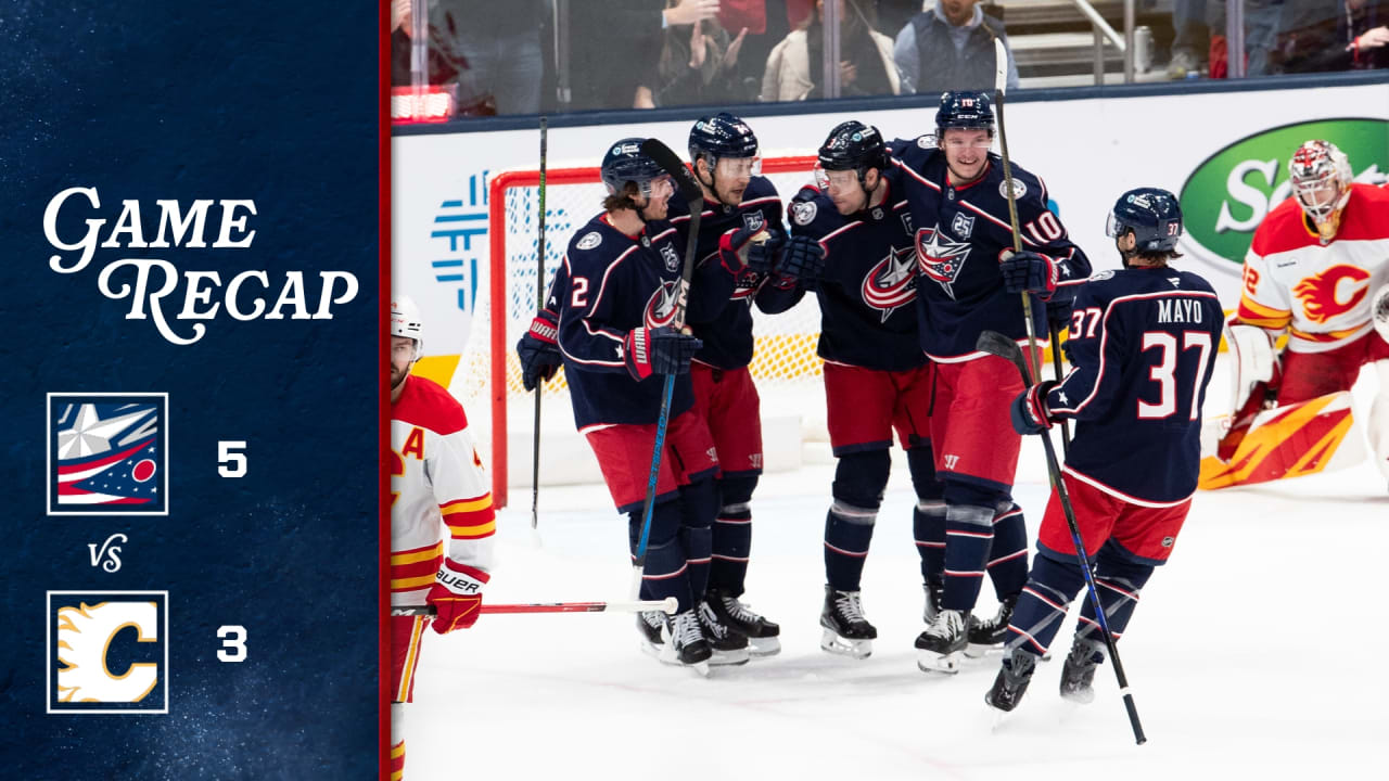Blue Jackets get past Flames on late Jenner goal