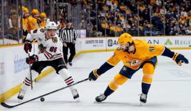 Preds Begin Back-to-Back With Loss to Blackhawks