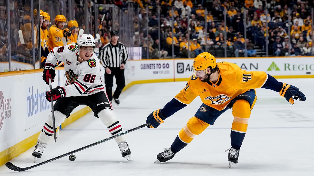 Preds Begin Back-to-Back With Loss to Blackhawks