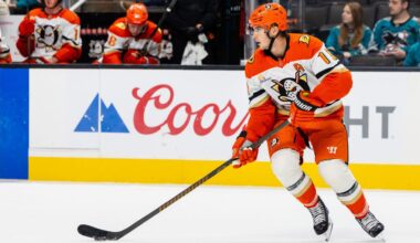 Ducks' Troy Terry misses 1st game of season with upper-body injury