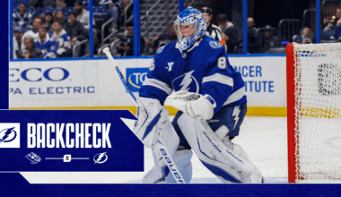 The Backcheck: Vasilevskiy shutout gives Lightning 2-0 win on Monday