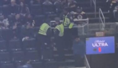 Man taken to hospital following fight and fall at TD Garden during Bruins game, one arrested