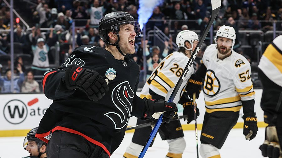 Seattle Kraken Ben Meyers Boston Bruins...