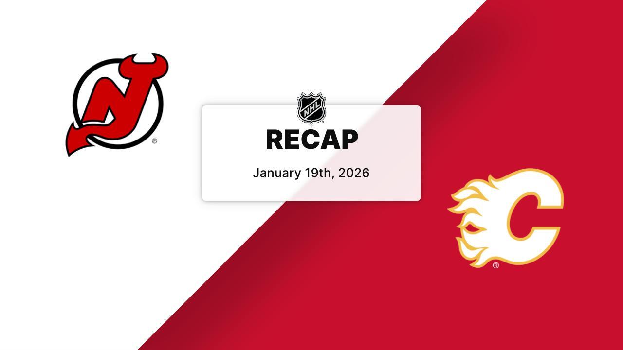 Devils 2, Flames 1 OT | HIGHLIGHTS