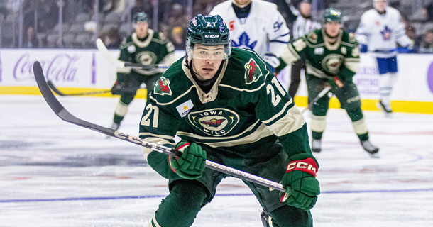 MINNESOTA WILD RECALLS DEFENSEMAN DAVID SPACEK FROM IOWA