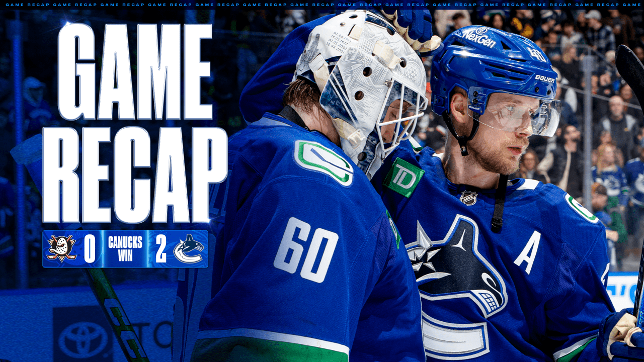 Drew O’Connor Strikes Late, Canucks Hold Anaheim Off 2-0