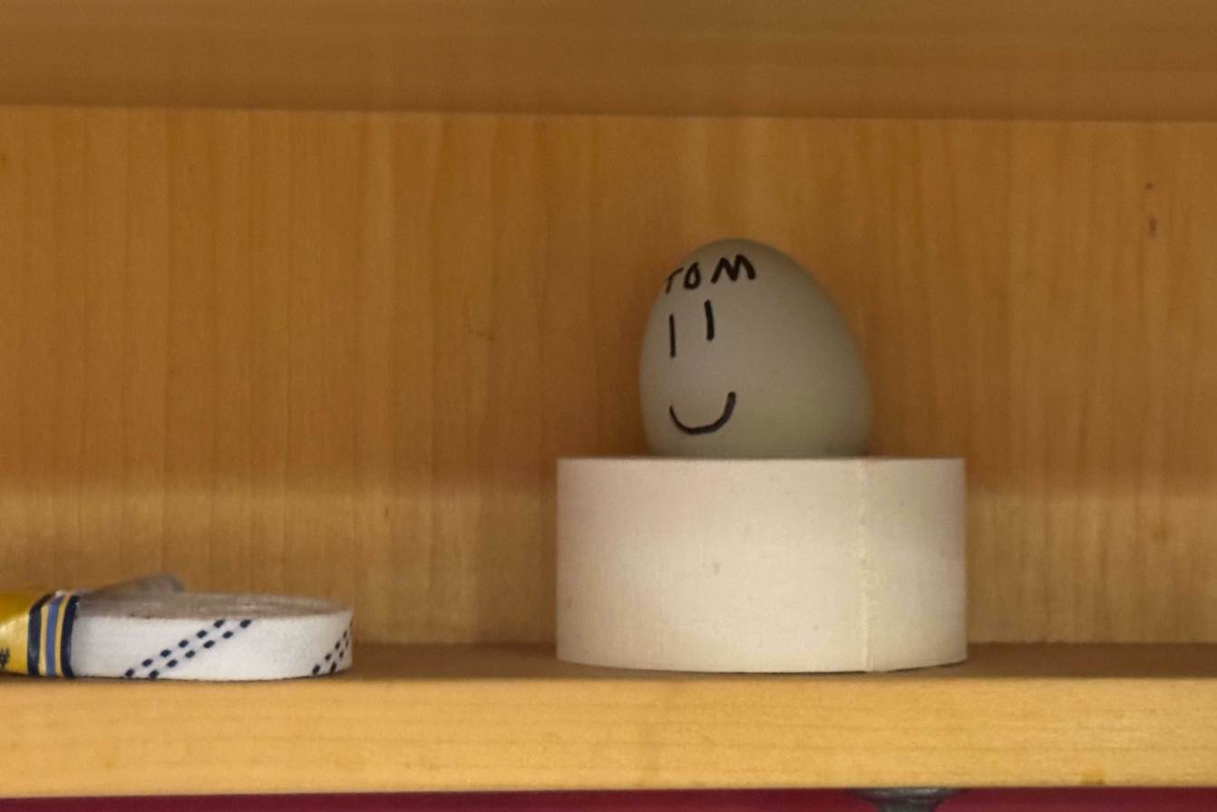 Tom Wilson's lucky egg