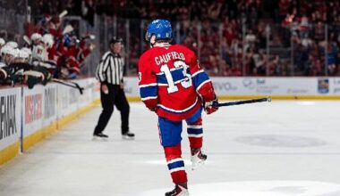 Caufield Lifts Canadiens Over Wild With Last-Second Goal