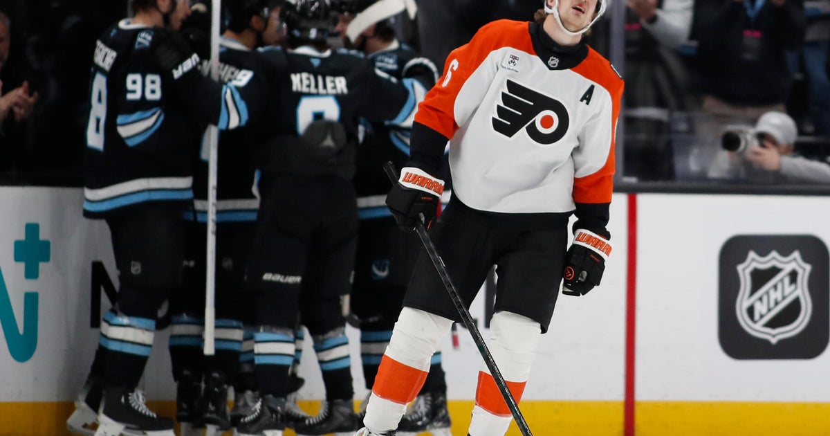 Flyers see early 3-goal lead vanish in overtime loss to Mammoth for 7th loss in last 8 games