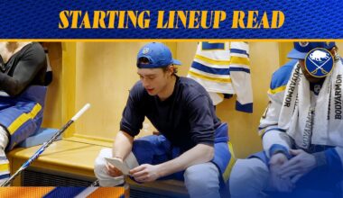 Starting Lineup Read | Buffalo Sabres