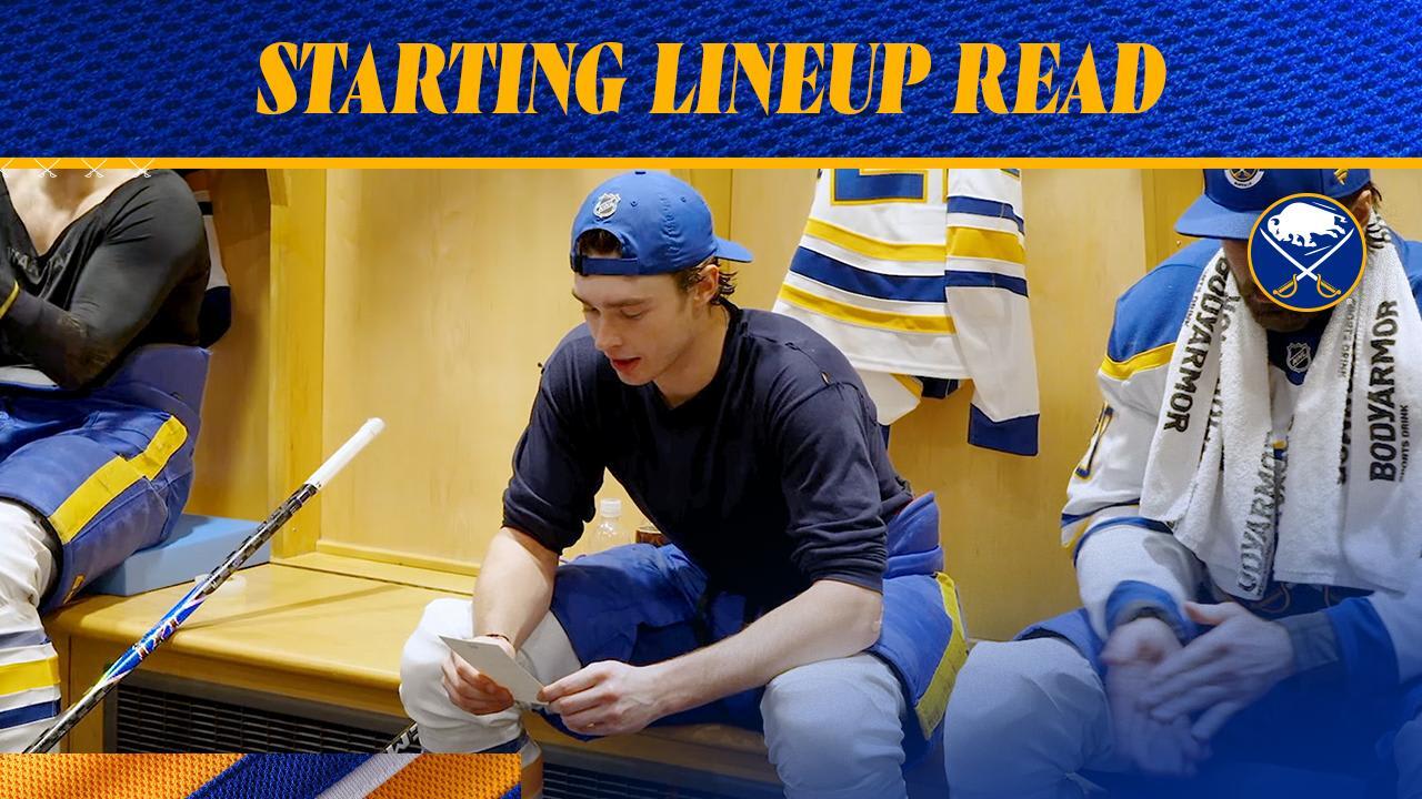 Starting Lineup Read | Buffalo Sabres