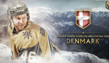 Henderson Silver Knights Jonas Rondbjerg to represent Denmark at 2026 Olympics