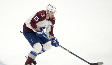 Nichushkin in crash before game, held from game against Capitals as precaution