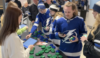 Local artist helps Lightning continue mental health initiatives