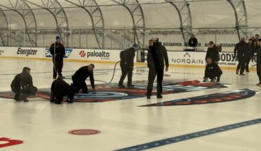 NHL lays down the lines and logos for Stadium Series