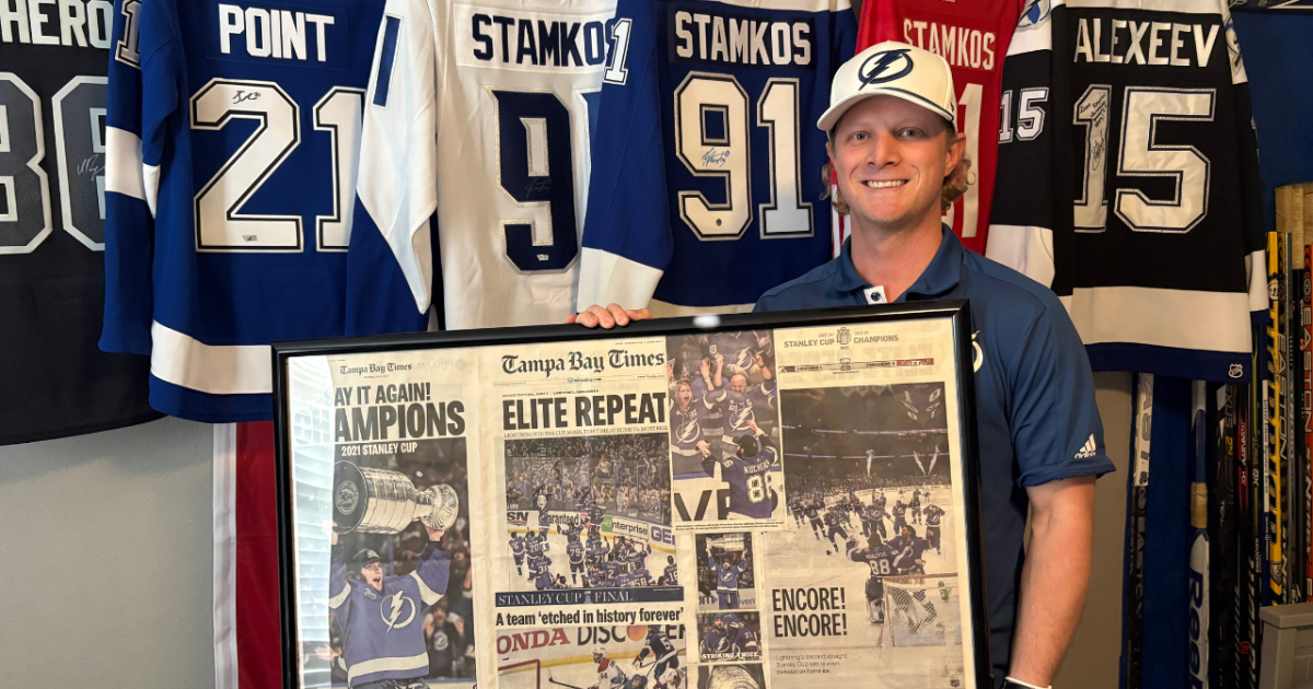 Lightning fan shares joy of collecting autographs