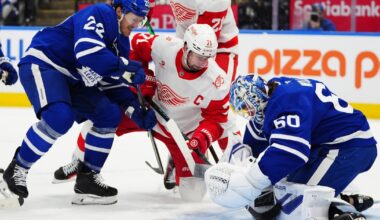 Larkin scores winner, Red Wings top Maple Leafs in overtime