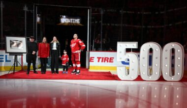 Detroit's Kane ties Modano for American-born NHL points mark in loss to Kings