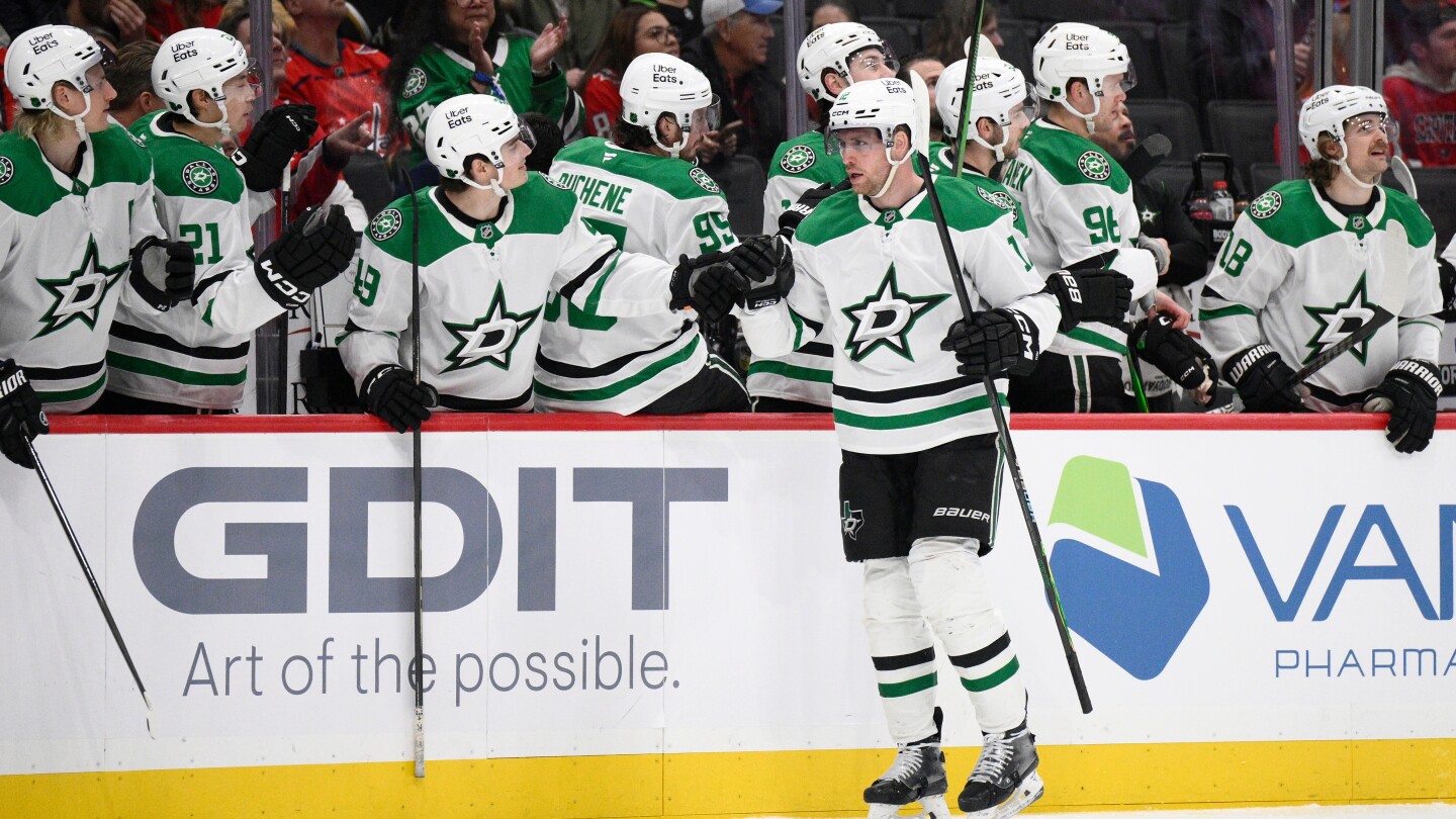 Stars beat the Capitals 4-1 to end losing streak