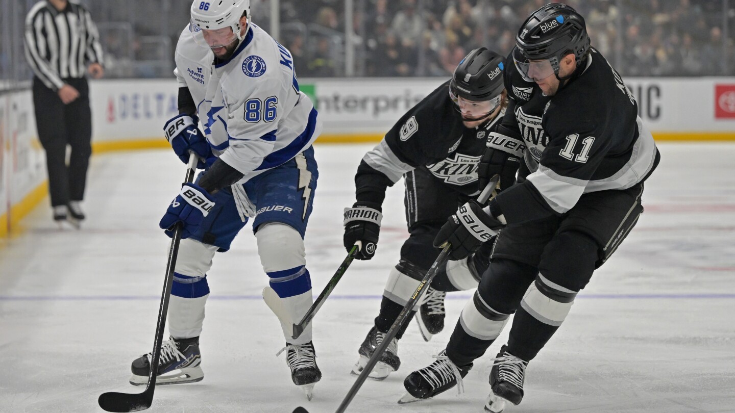 Lightning beat LA Kings 5-3 for their 6th straight victory