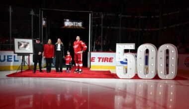 Red Wings' Kane ties Stars' Modano as highest-scoring American-born players in NHL history