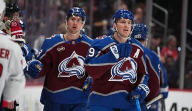 MacKinnon has 2 goals and an assist to reach 1,100 points, Avs beat Capitals 5-2