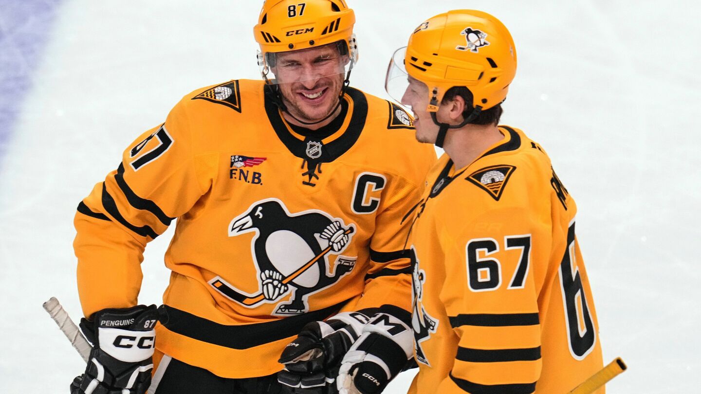 Penguins beat Red Wings 4-3 in OT