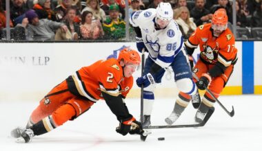 Darren Raddysh's OT goal sends Lightning past Ducks 4-3 in coach Cooper's 1,000th game