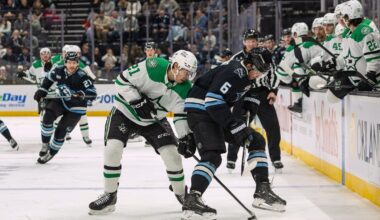 Marino scores in third period to give Utah Mammoth 2-1 win over Dallas Stars