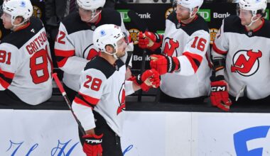 Jesper Bratt leads New Jersey Devils to 4-1 victory over Utah Mammoth