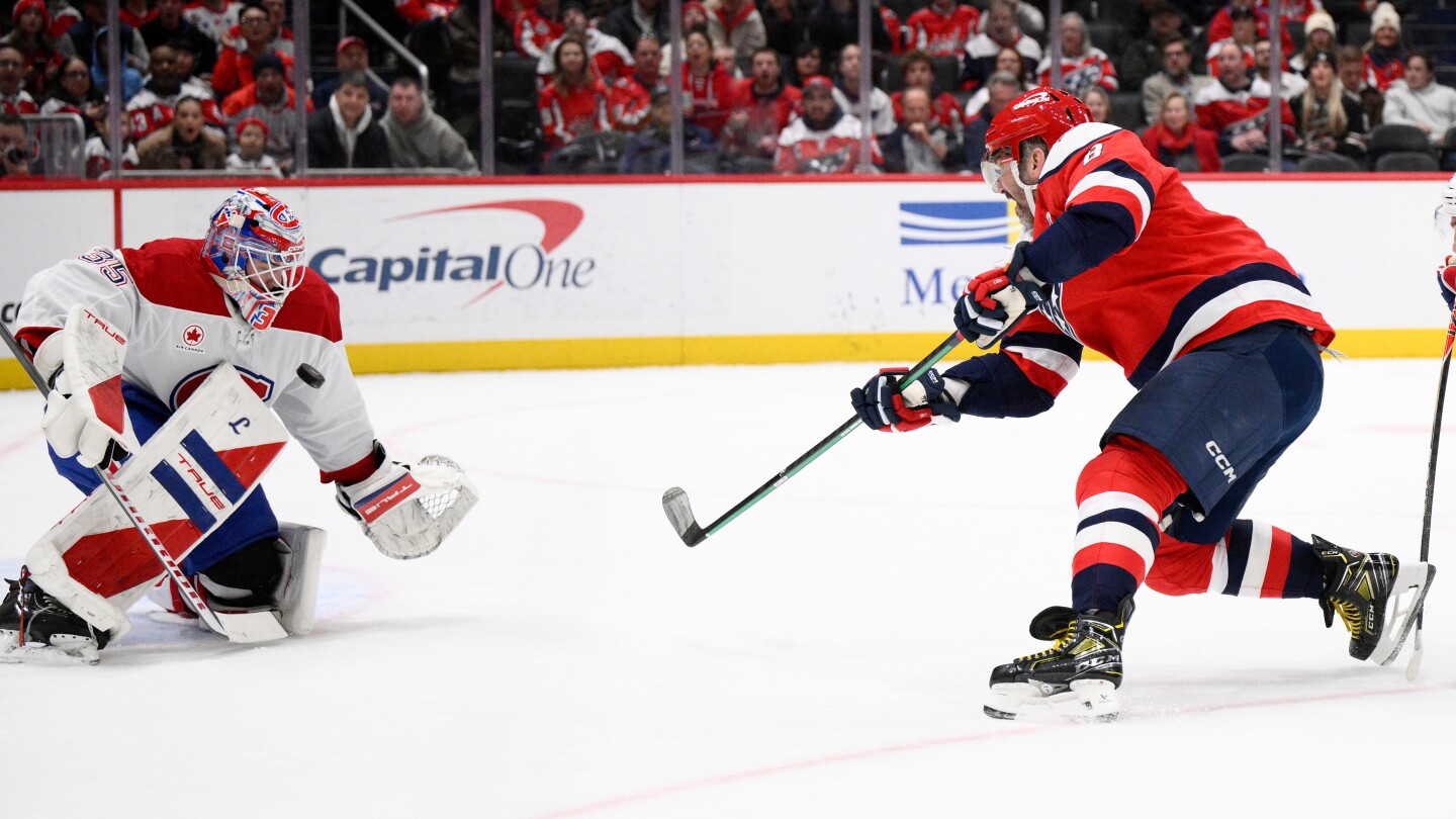 Capitals rally to beat Montreal 3-2 on McMichael's OT goal