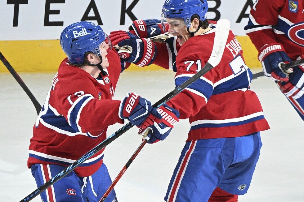 Jake Evans scores in OT to lift Canadiens past Golden Knights