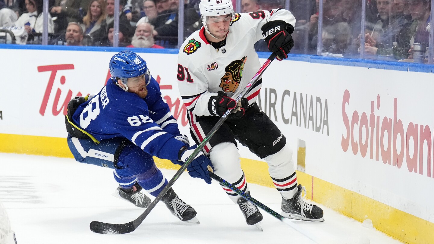 Chicago Blackhawks' Frank Nazar sidelined by facial injury