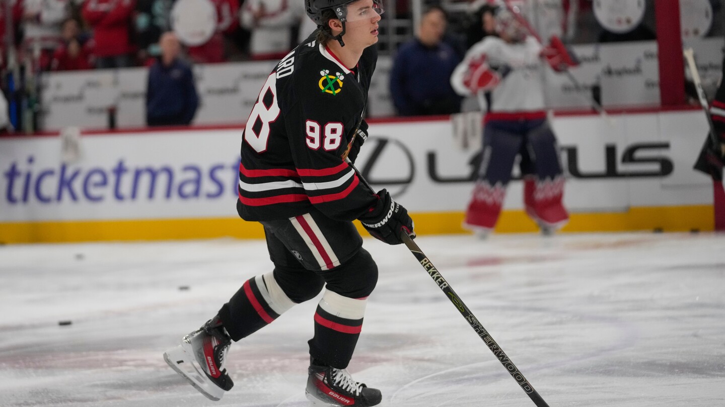 Blackhawks center Connor Bedard returns from right shoulder injury